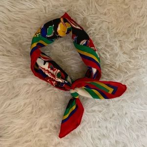 Colorful Zara neck scarf!